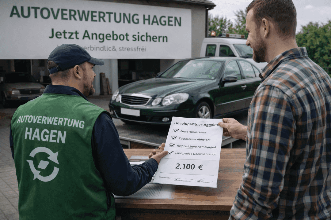 Jetzt Angebot sichern – Ihr direkter Einstieg in die Autoverwertung Lemgo